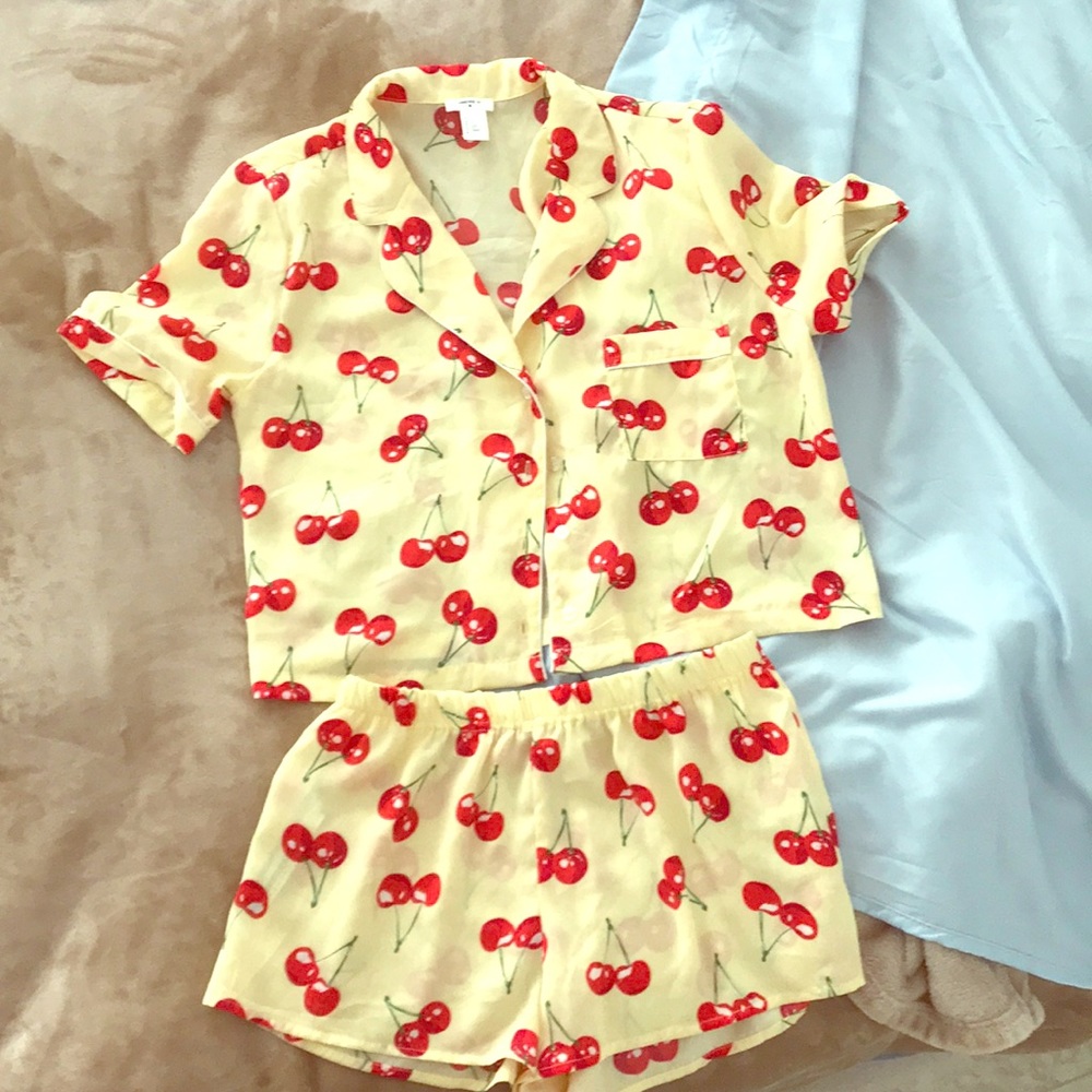 Cherry pajama set